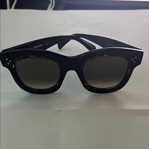 Celine dark tortoise Sunglasses
